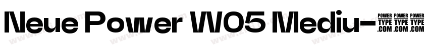 Neue Power W05 Mediu字体转换